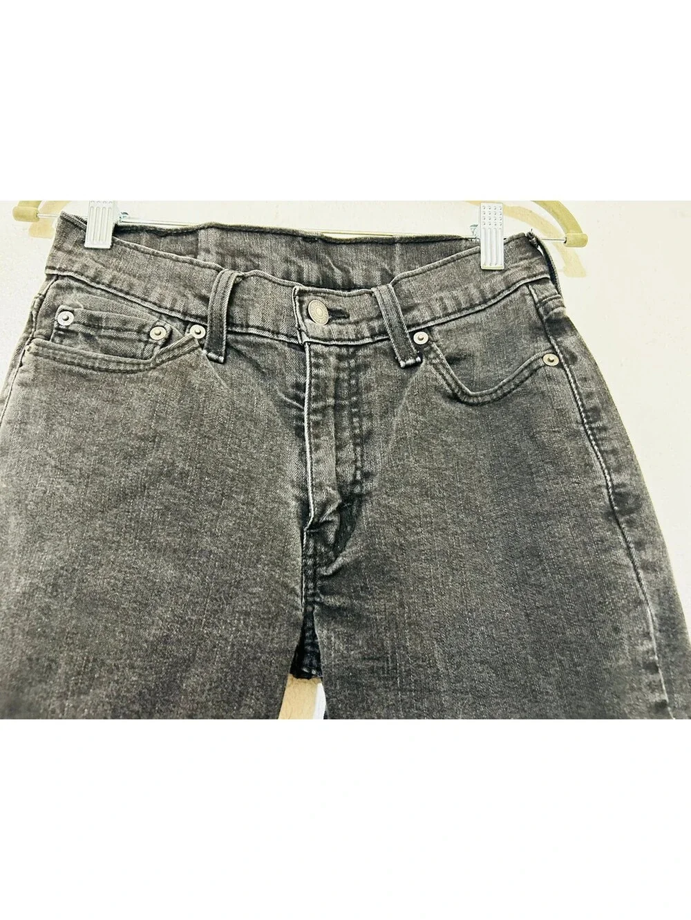 Levis 514 Straight Fit Black Jeans Mens W29 L30 Native Cali Denim Style 0730